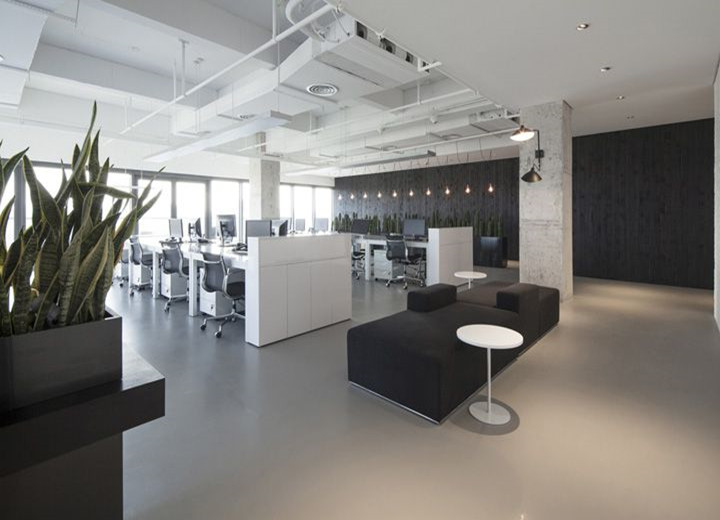 辦公設計簡潔現代辦公室裝修效果-第1張圖片-上海古都建筑設計集團 辦公設計簡潔現代辦公室裝修效果-第1張圖片-上海古都建筑設計集團