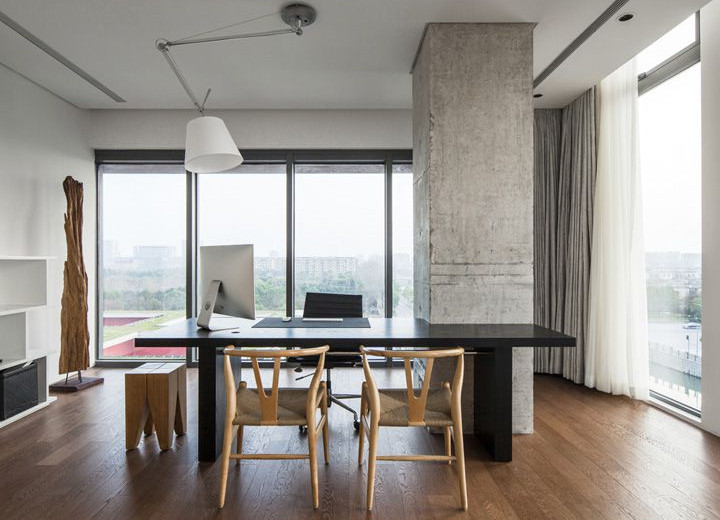 辦公設計簡潔現代辦公室裝修效果-第3張圖片-上海古都建筑設計集團 辦公設計簡潔現代辦公室裝修效果-第3張圖片-上海古都建筑設計集團