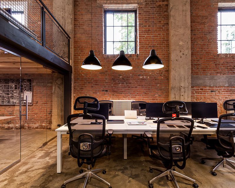 科技公司Loft風格辦公室設計裝修實景-第2張圖片-上海古都建筑設計集團 科技公司Loft風格辦公室設計裝修實景-第2張圖片-上海古都建筑設計集團