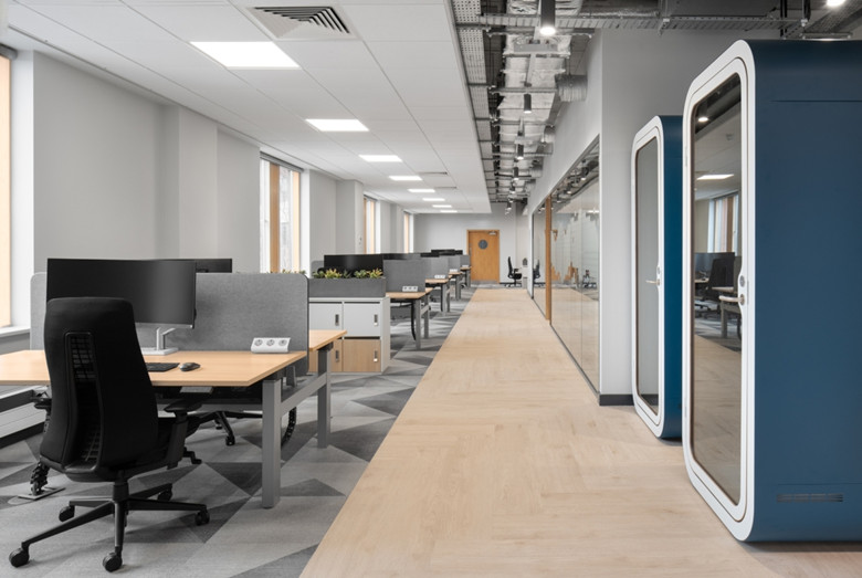 1000平數據中心公司辦公室設計布局-第2張圖片-上海古都建筑設計集團 1000平數據中心公司辦公室設計布局-第2張圖片-上海古都建筑設計集團