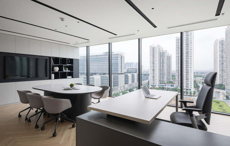 900平米科技公司新辦公室設計布局-第4張圖片-上海古都建筑設計集團 900平米科技公司新辦公室設計布局-第4張圖片-上海古都建筑設計集團