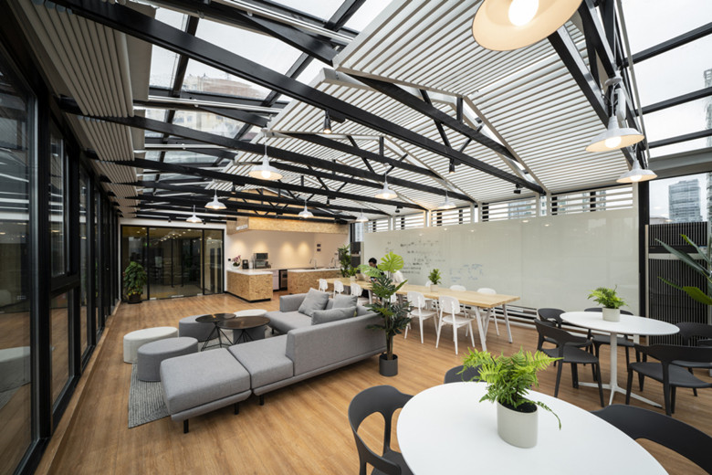 上海辦公室設計2600㎡電子公司辦公室裝修-第5張圖片-上海古都建筑設計集團 上海辦公室設計2600㎡電子公司辦公室裝修-第5張圖片-上海古都建筑設計集團