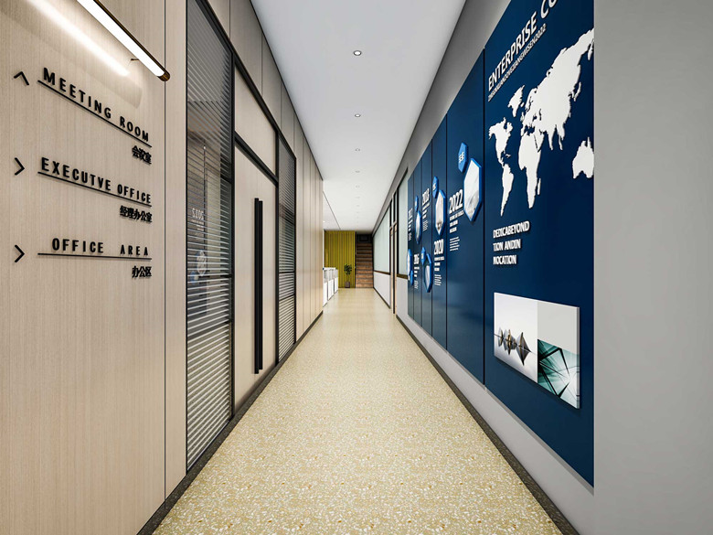 寶山寫字樓設計1800平米管理公司設計布局-第3張圖片-上海古都建筑設計集團 寶山寫字樓設計1800平米管理公司設計布局-第3張圖片-上海古都建筑設計集團