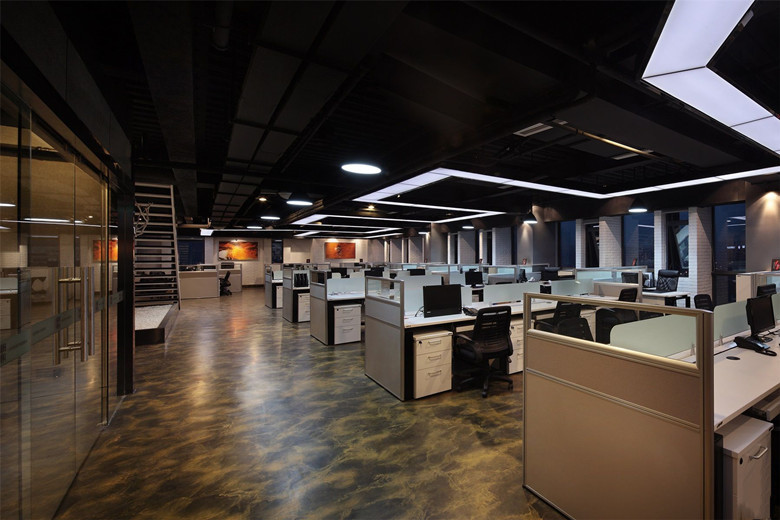 暗黑創(chuàng)意軟件公司辦公室設(shè)計(jì)布局-第2張圖片-上海古都建筑設(shè)計(jì)集團(tuán) 暗黑創(chuàng)意軟件公司辦公室設(shè)計(jì)布局-第2張圖片-上海古都建筑設(shè)計(jì)集團(tuán)