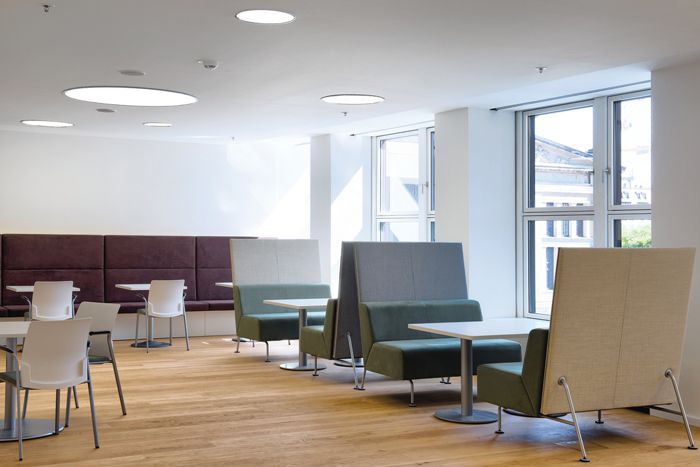 藥業公司辦公室設計布局方案-第4張圖片-上海古都建筑設計集團 藥業公司辦公室設計布局方案-第4張圖片-上海古都建筑設計集團