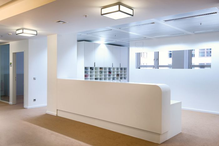 藥業公司辦公室設計布局方案-第3張圖片-上海古都建筑設計集團 藥業公司辦公室設計布局方案-第3張圖片-上海古都建筑設計集團