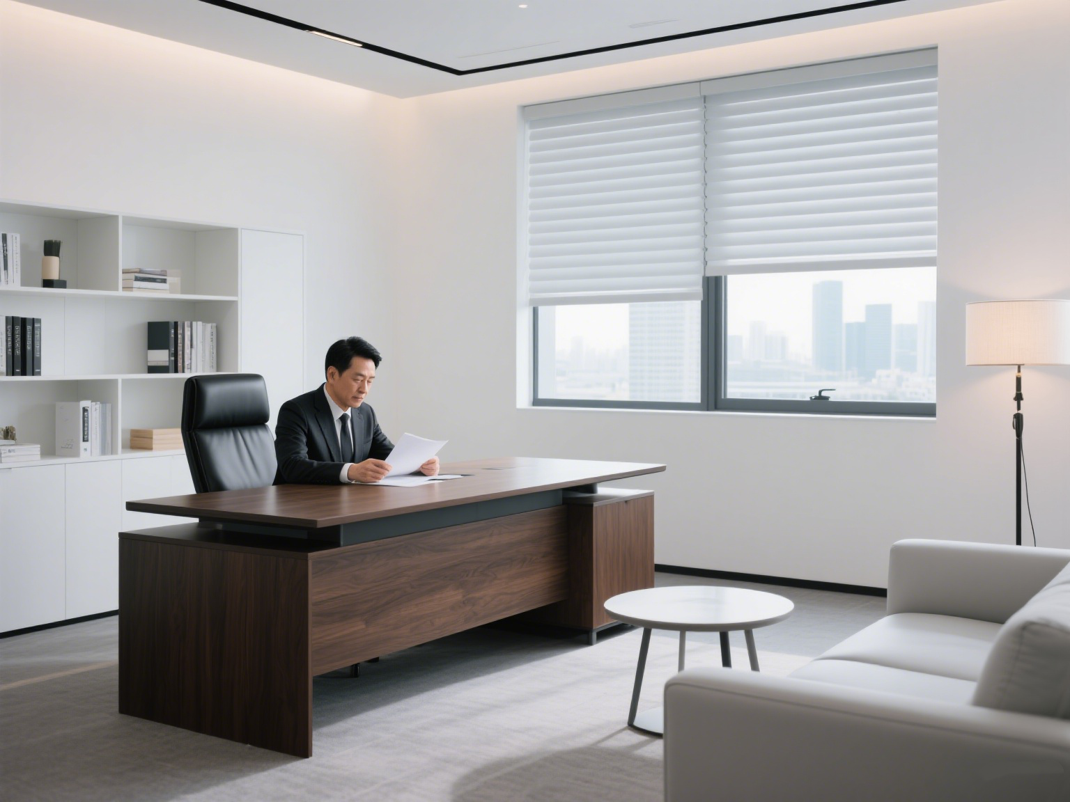 現(xiàn)代簡(jiǎn)約風(fēng)格辦公室設(shè)計(jì)布局方案-第3張圖片-上海古都建筑設(shè)計(jì)集團(tuán)